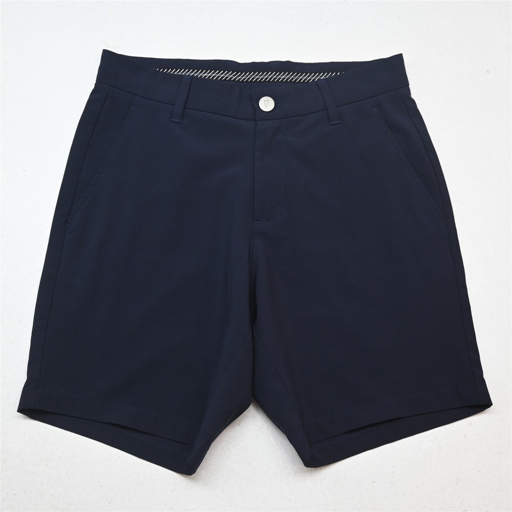 Primo 28x7" Navy Blue Stretch Performance Golf Chino Mens Shorts
